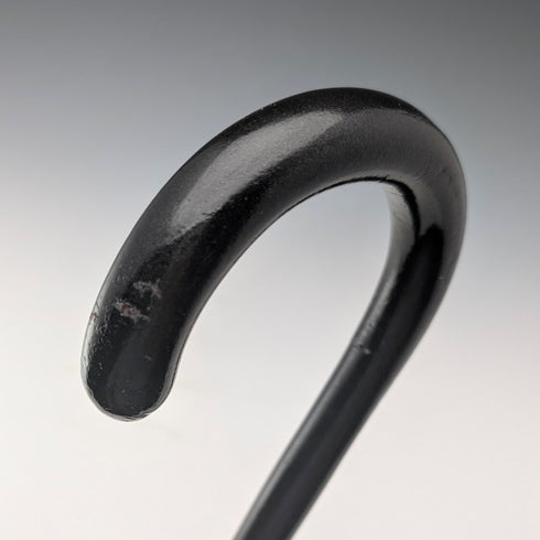 英國古董黑軸彎柄手杖 90 厘米